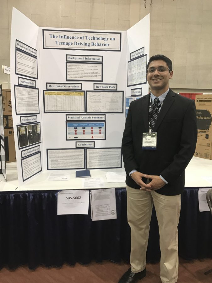Kamath Honored at Science Fair, To Compete at State Level