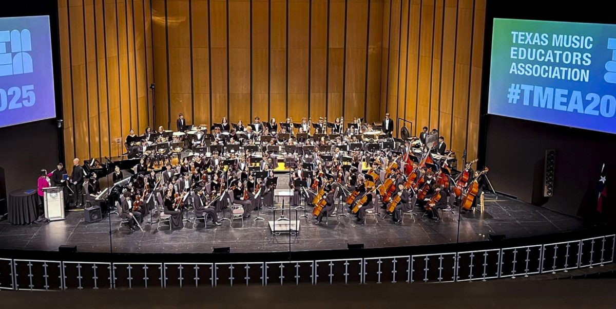 The Symphony Orchestra performed at the TMEA convention after being named the 2025 Honor Orchestra. 