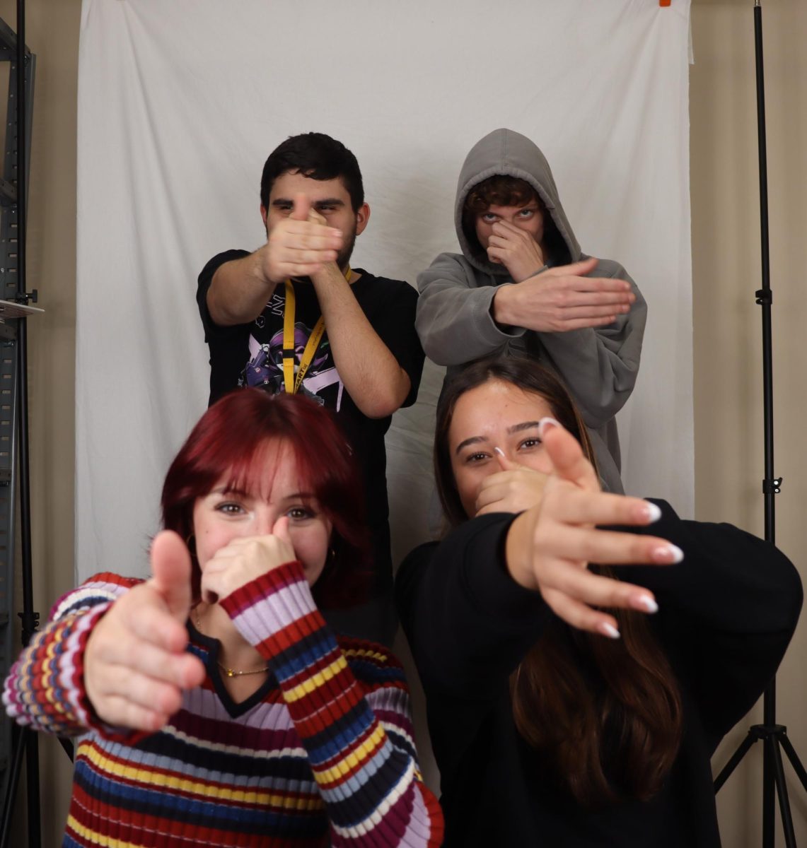 Nest Staff poses as the "babyboo" trend 